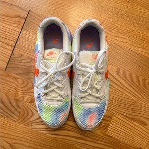 Women’s size 8.5 Nike Air Max Excee white/ multicolored. Worn